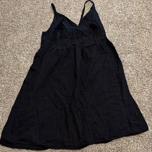 Faded Glory Linen Black Dress